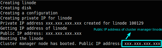 Cluster Manager creation Cluster Manager creation