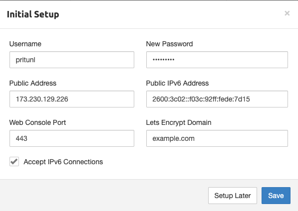 Pritunl Domain Setup Pritunl Domain Setup