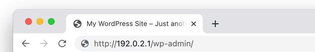 Screenshot of the browser’s URL bar Screenshot of the browser’s URL bar